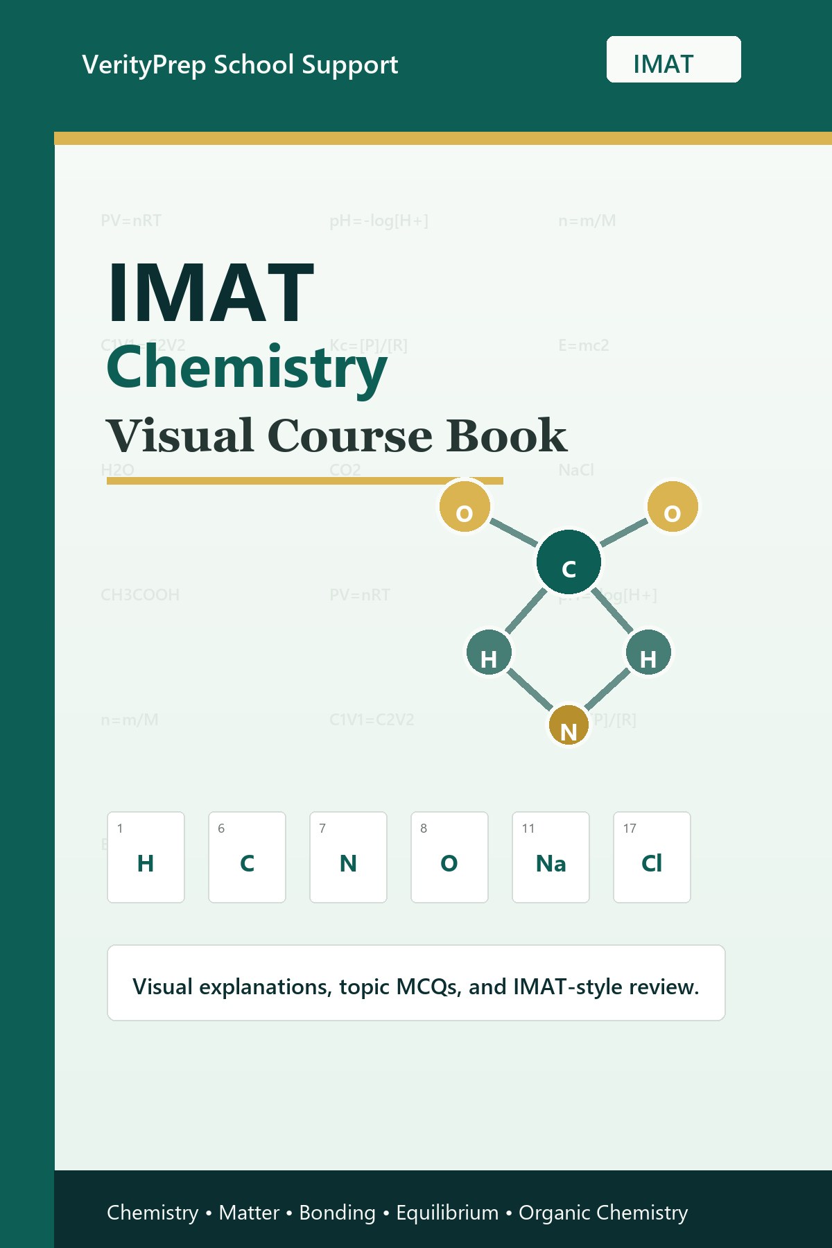 IMAT Chemistry Visual Course Book cover