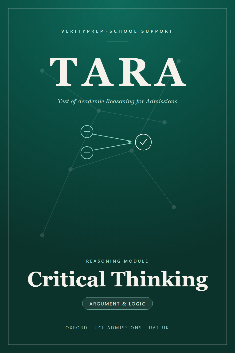 TARA Critical Thinking Book V 1 cover
